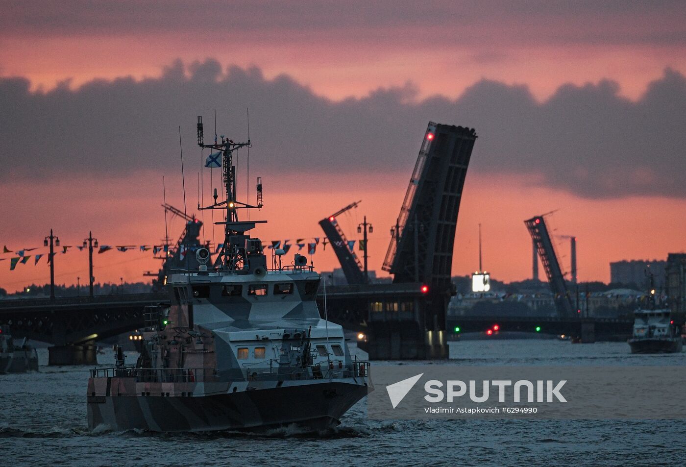 Russia Navy Day Parade Rehearsal