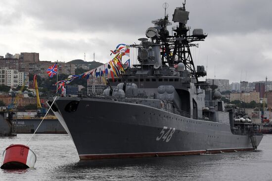 Russia Navy Day Parade Rehearsal 