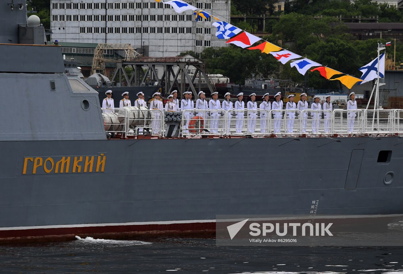 Russia Navy Day Parade Rehearsal 