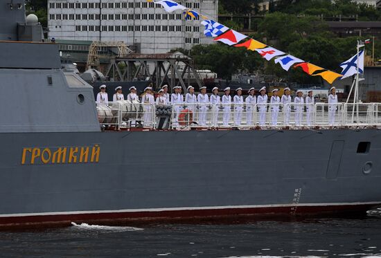Russia Navy Day Parade Rehearsal 