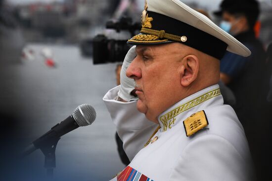 Russia Navy Day Parade Rehearsal 