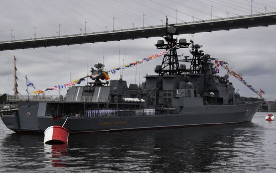 Russia Navy Day Parade Rehearsal 