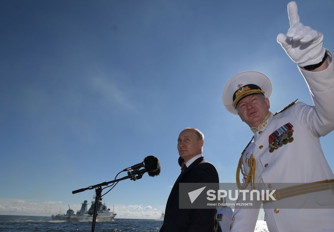 Russia Putin Navy Day Parade
