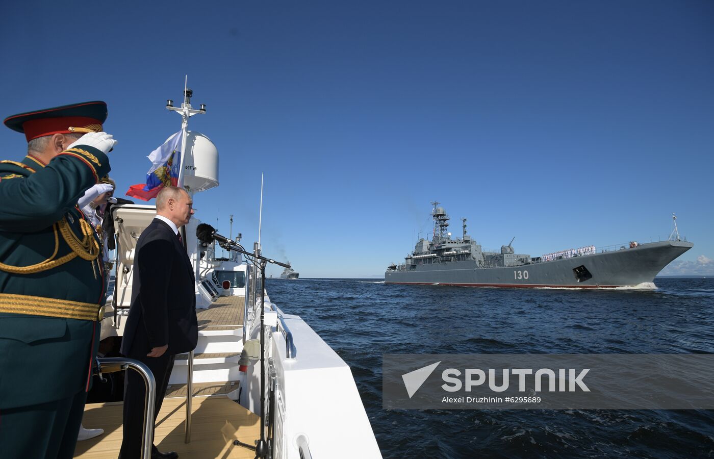 Russia Putin Navy Day Parade