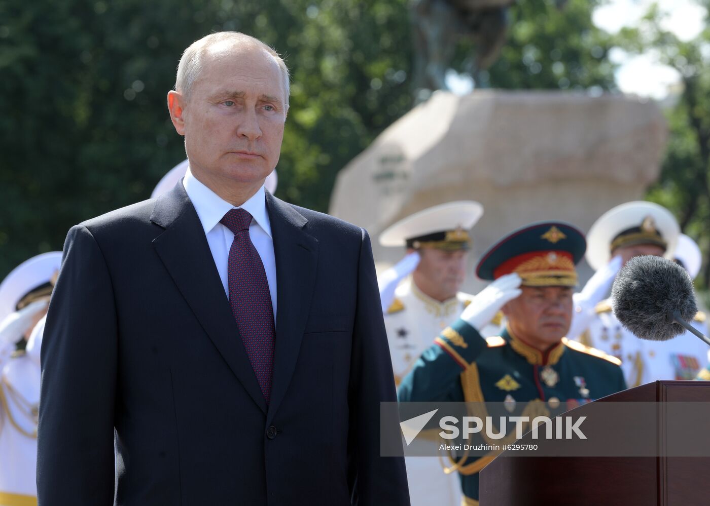 Russia Putin Navy Day Parade