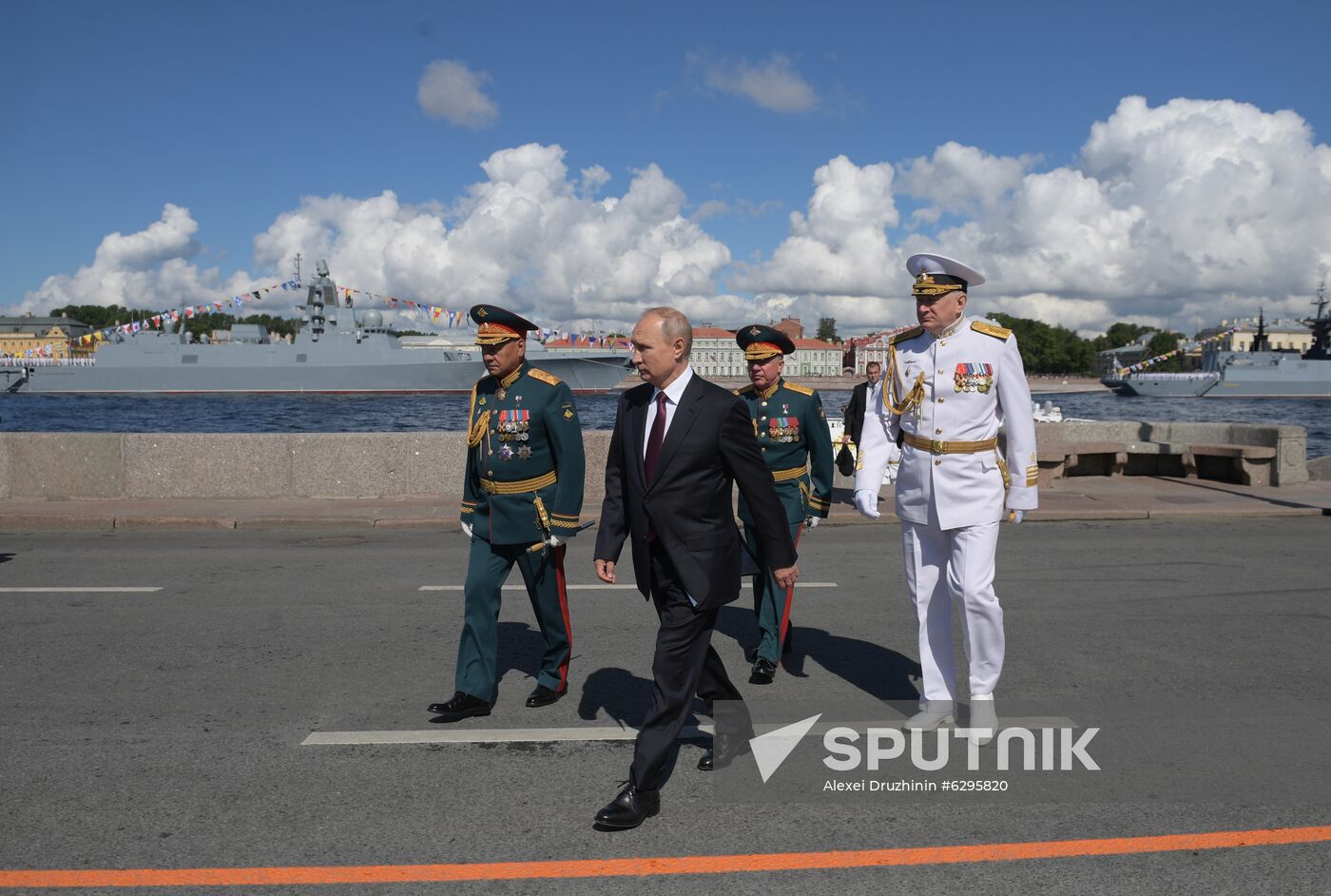 Russia Putin Navy Day Parade