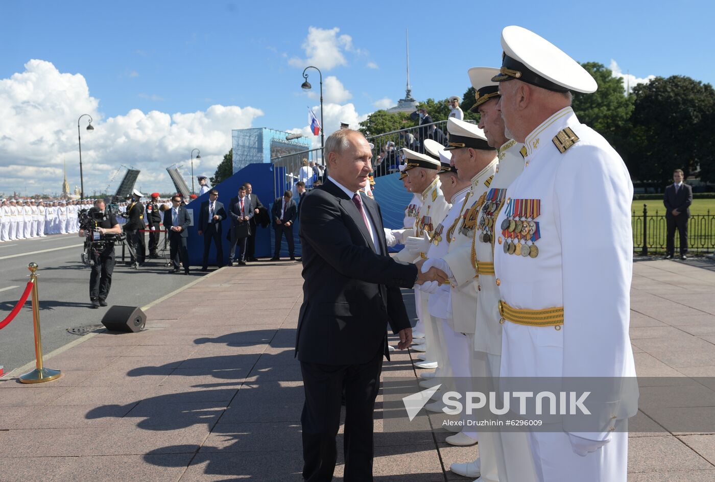 Russia Putin Navy Day Parade