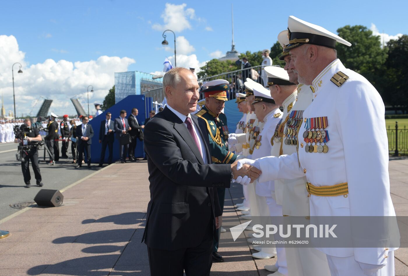 Russia Putin Navy Day Parade