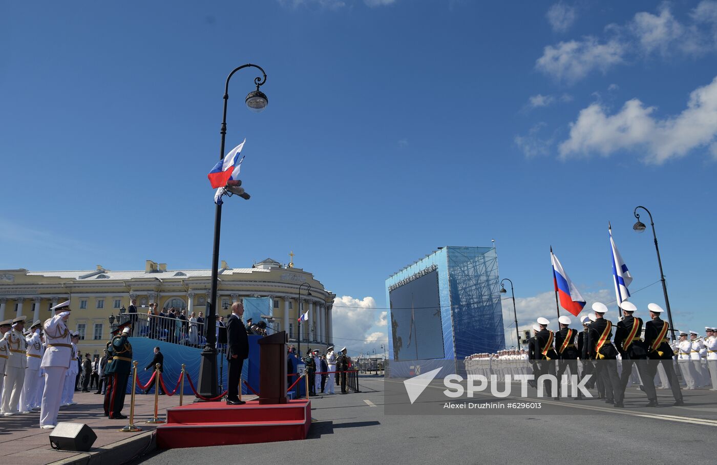 Russia Putin Navy Day Parade