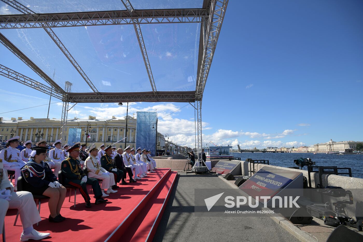 Russia Putin Navy Day Parade