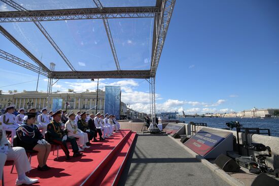 Russia Putin Navy Day Parade 