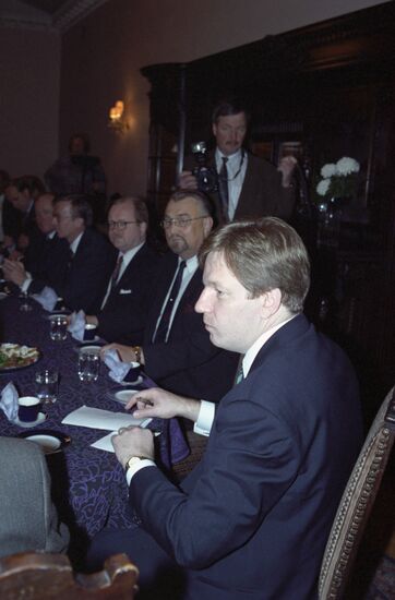 Prime Minister of Finland Esko Aho visits St Petersburg