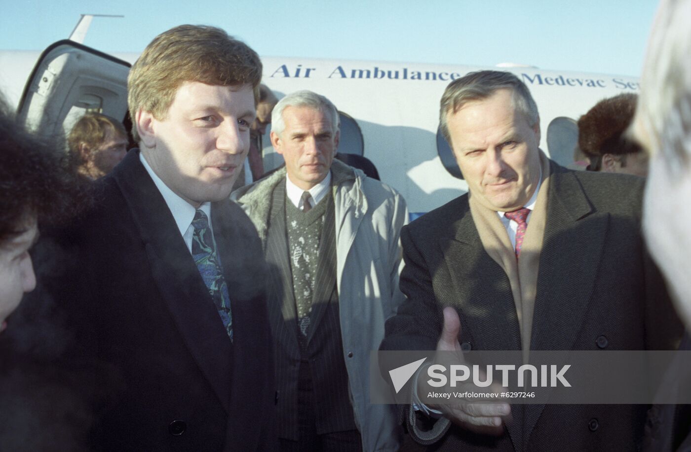 Prime Minister of Finland Esko Aho visits St Petersburg