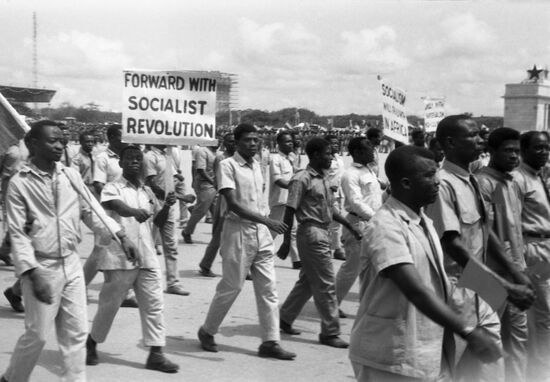 May 1 demonstration in Accra
