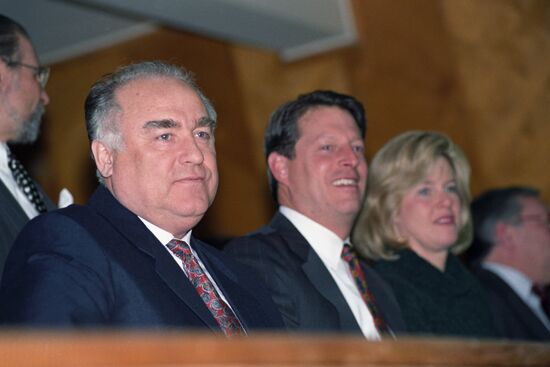 US Vice President Al Gore in Russia