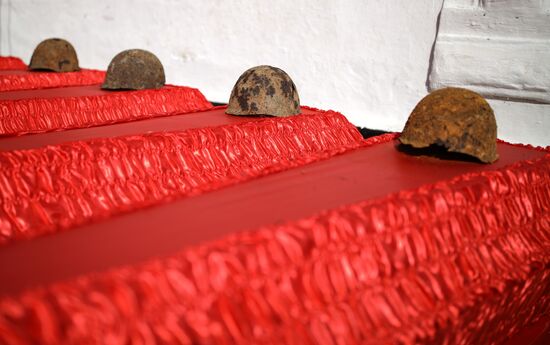 Russia WWII Soviet Soldiers Reburial