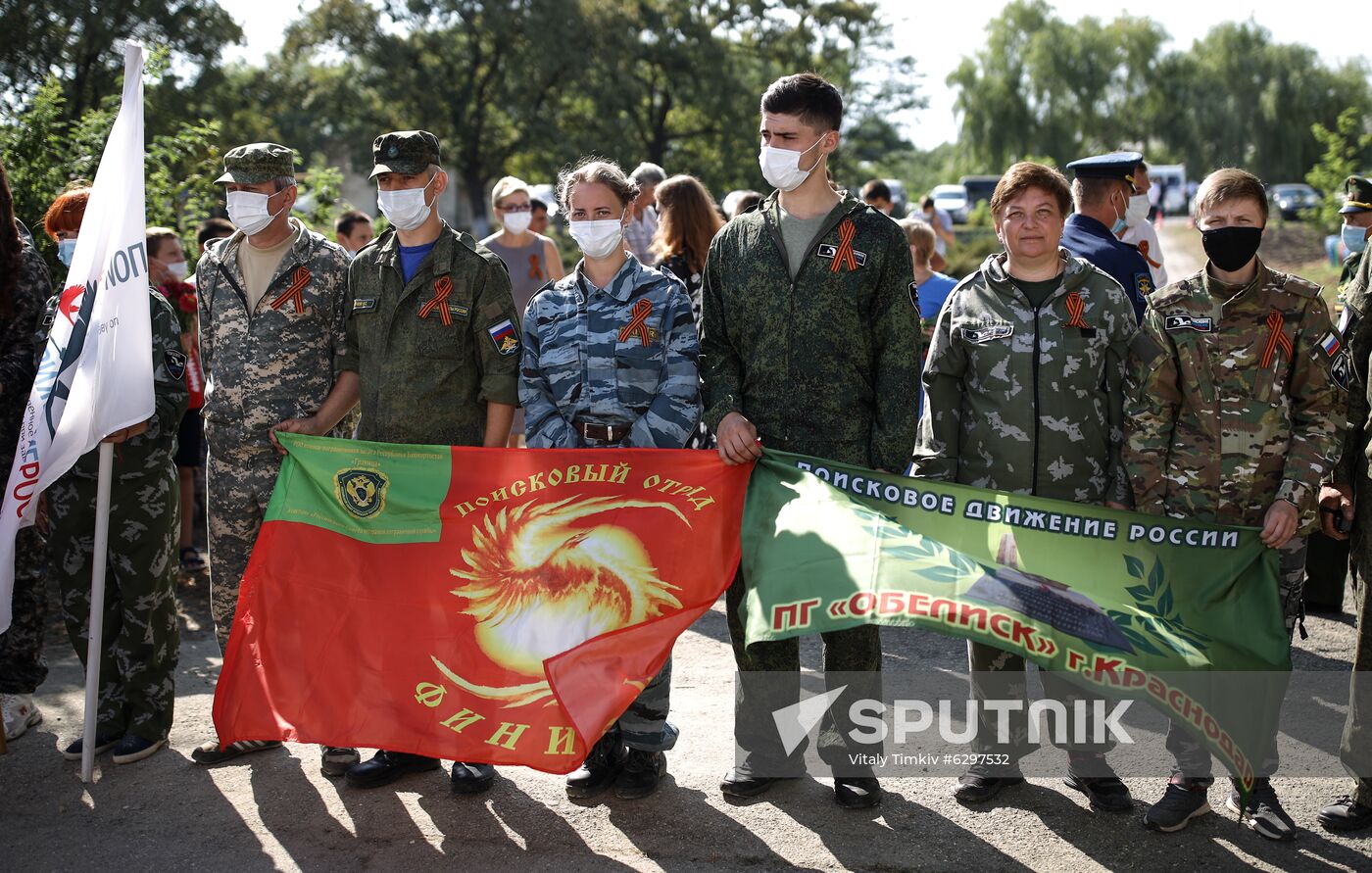Russia WWII Soviet Soldiers Reburial