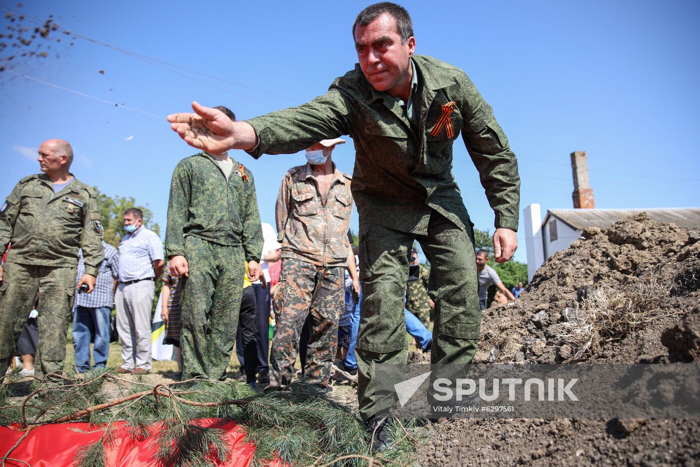 Russia WWII Soviet Soldiers Reburial