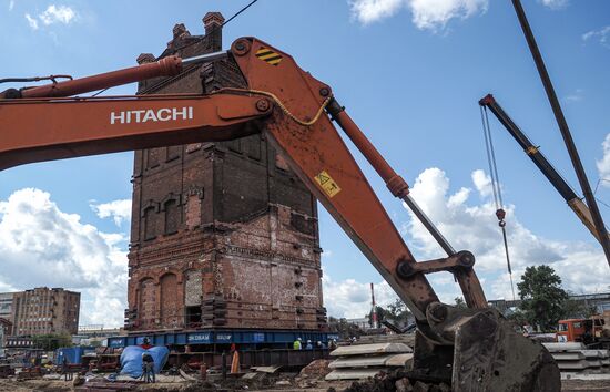 Russia Water Tower Relocation