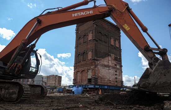 Russia Water Tower Relocation