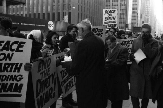 Anti-war rally in New York