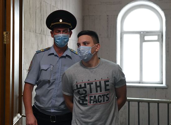 Russia Golunov Police Court
