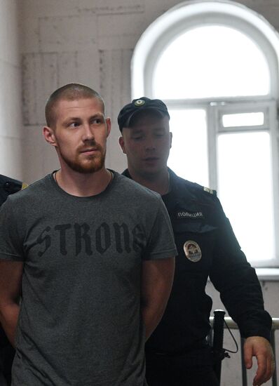 Russia Golunov Police Court