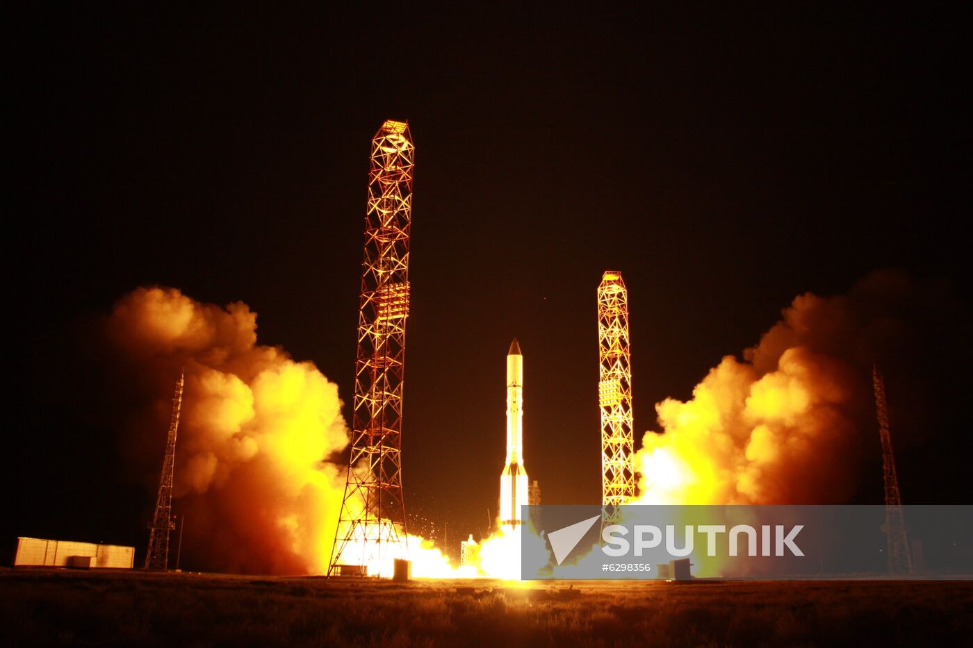 Kazakhstan Russia Space Proton-M Launch