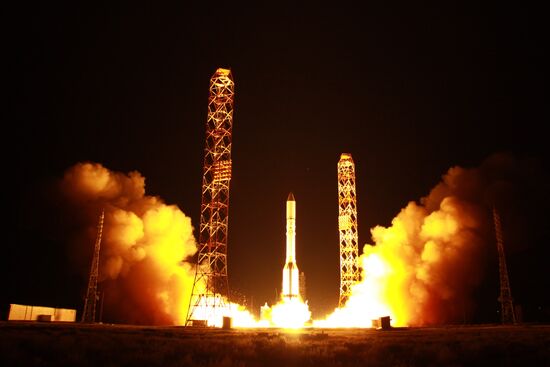 Kazakhstan Russia Space Proton-M Launch