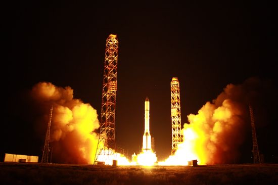 Kazakhstan Russia Space Proton-M Launch