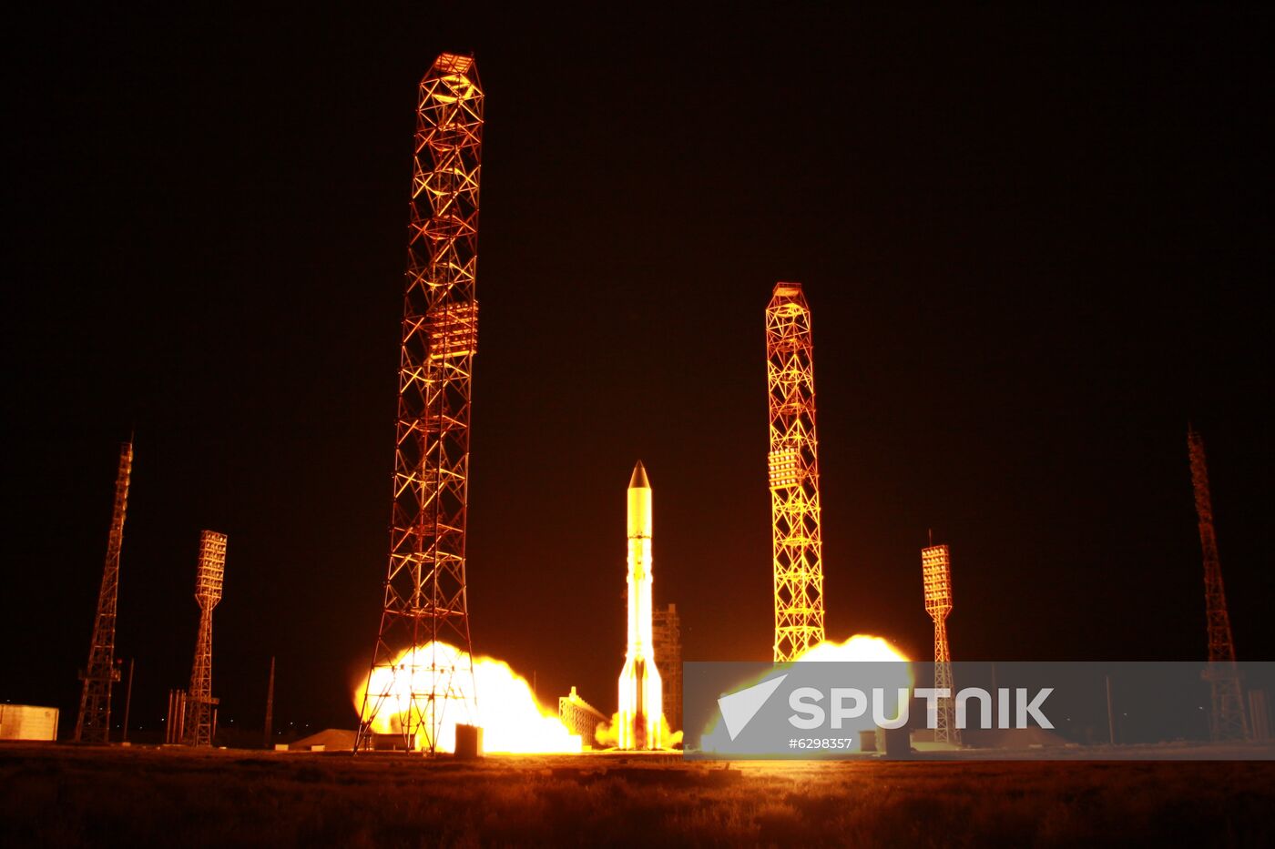 Kazakhstan Russia Space Proton-M Launch