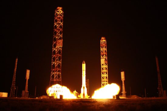 Kazakhstan Russia Space Proton-M Launch