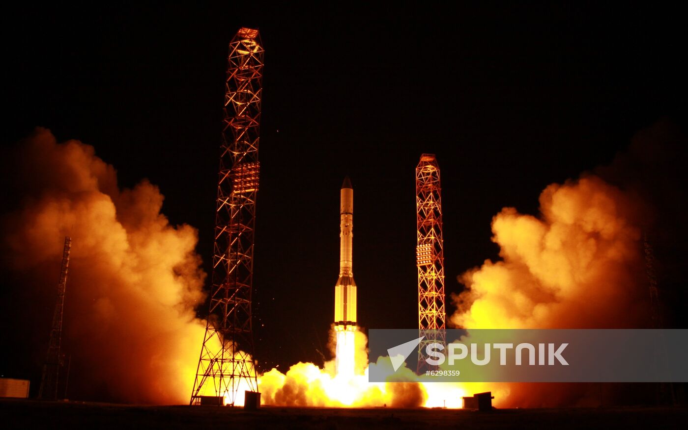 Kazakhstan Russia Space Proton-M Launch