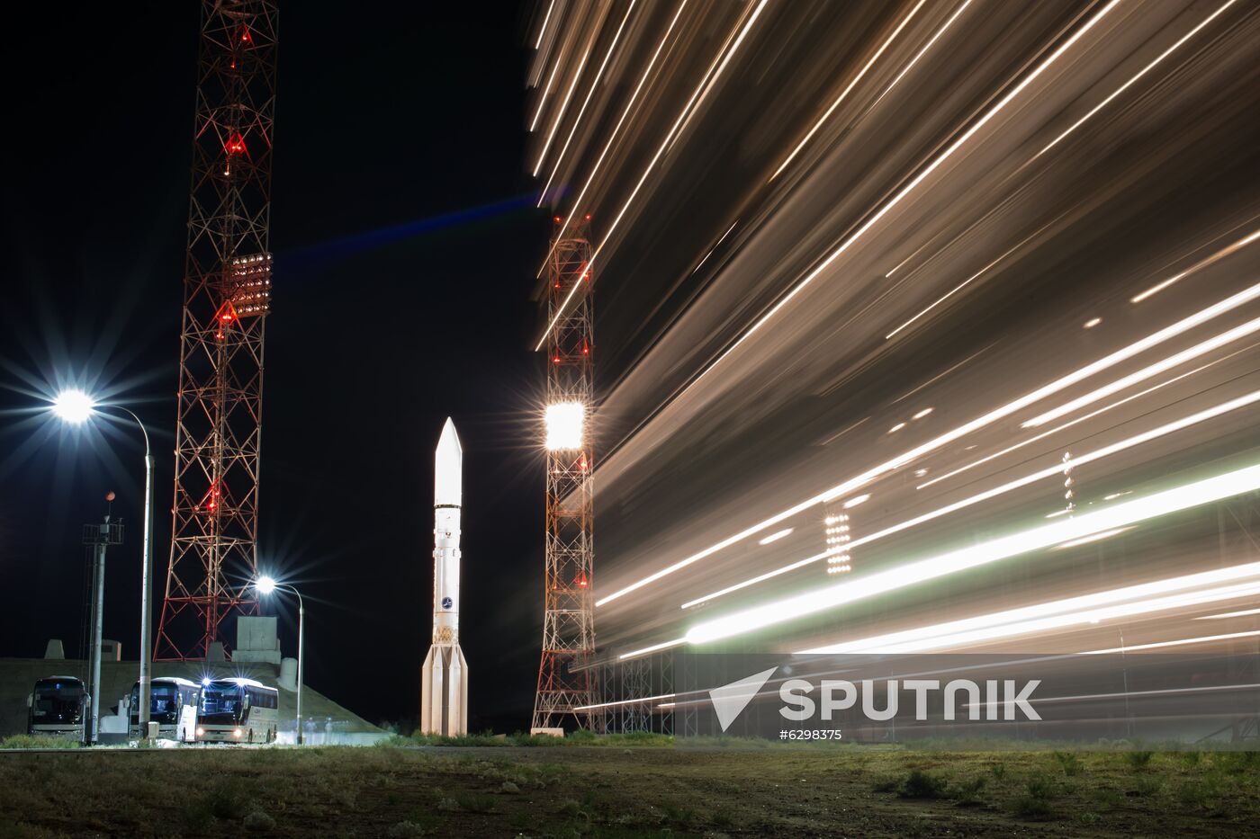 Kazakhstan Russia Space Proton-M Launch