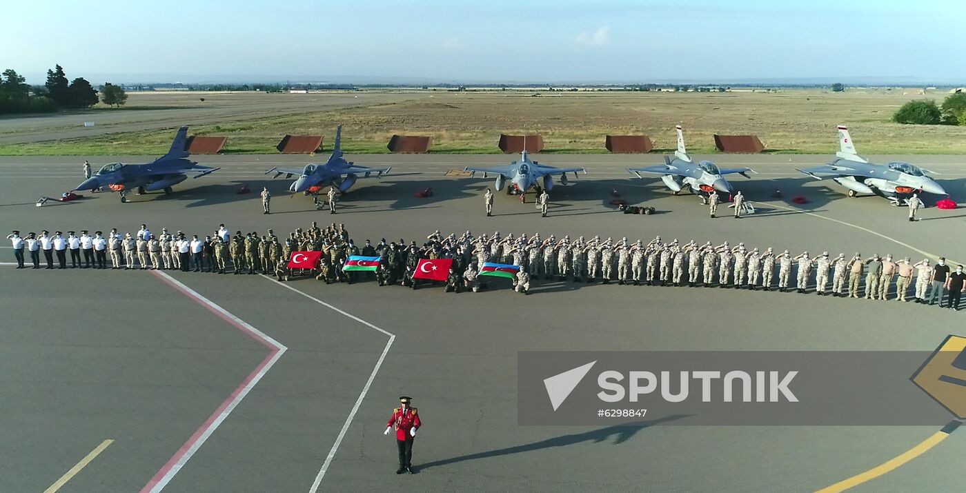 Azerbaijan Turkey Military Drills 