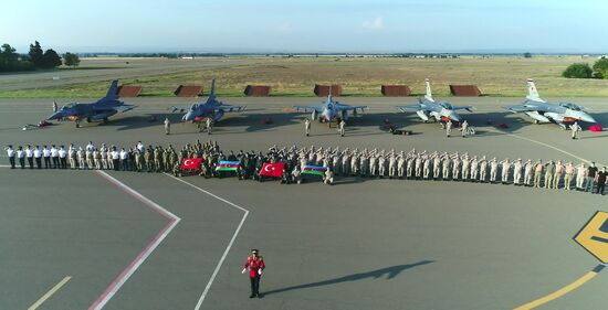 Azerbaijan Turkey Military Drills 