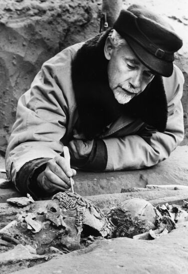 Archaeologist Otto Bader