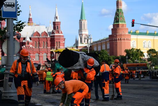 Russia Road Resurfacing
