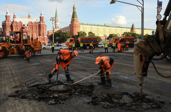 Russia Road Resurfacing
