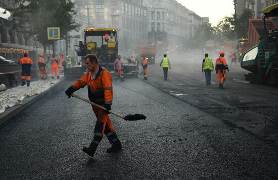 Russia Road Resurfacing