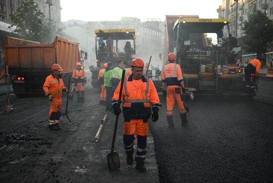 Russia Road Resurfacing