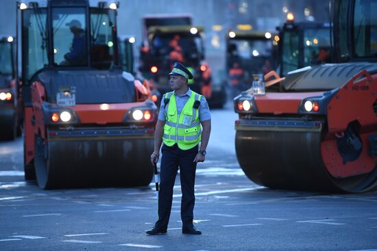 Russia Road Resurfacing