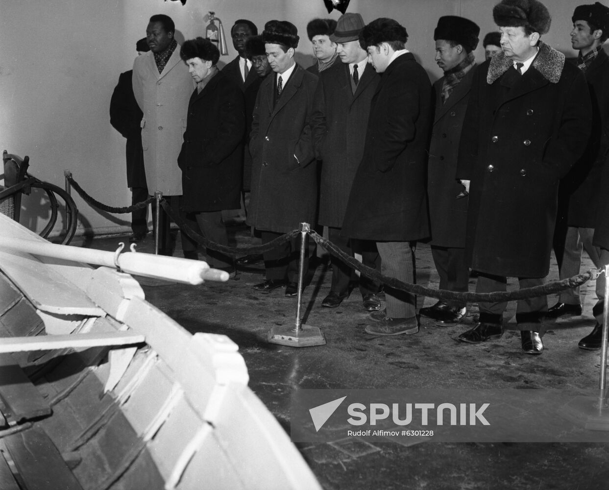 African states' ambassadors at Lenin Museum