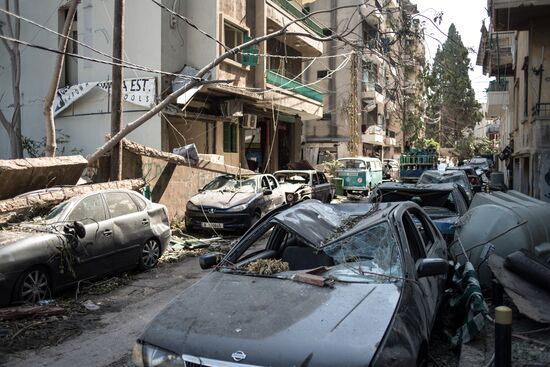 Lebanon Explosion Aftermath