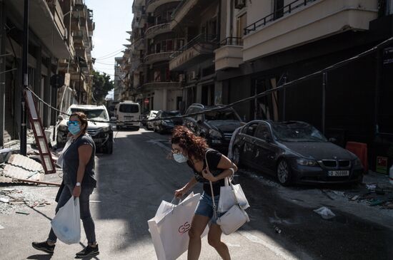 Lebanon Explosion Aftermath