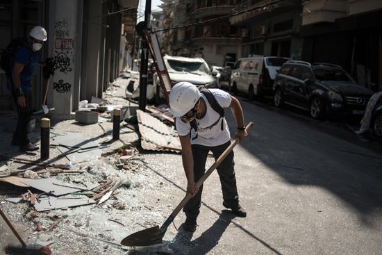 Lebanon Explosion Aftermath