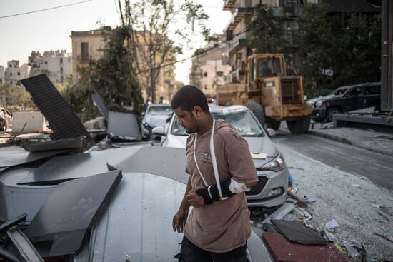 Lebanon Explosion Aftermath