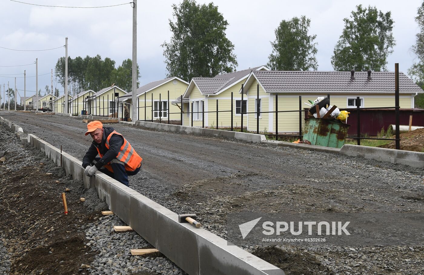 Russia Siberia Floods Restoring