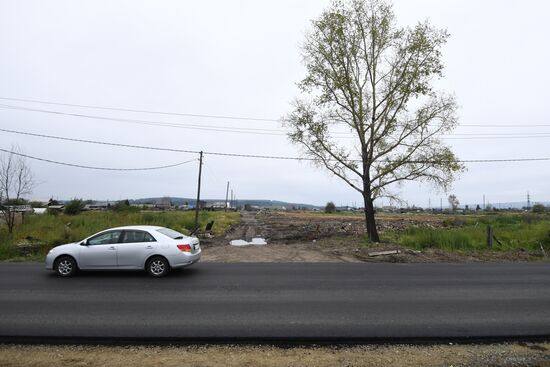 Russia Siberia Floods Restoring