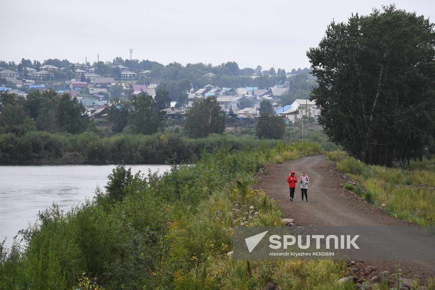 Russia Siberia Floods Restoring